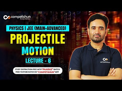 6 Projectile motion | Projection on inclined plane | Kinematics | IIT JEE main advanced