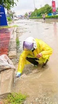 🧹 Restoring Natural Water Flow by Unclogging Roadside Culvert