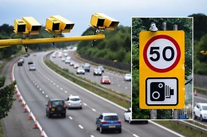 Motorway speed limits slashed to 50mph nationwide in major update