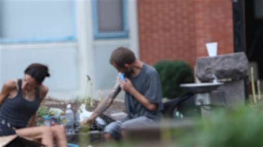 Shocking footage shows open-air drug use in Cincinnati