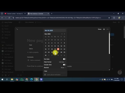 How To Make Weekly Calendar In Notion