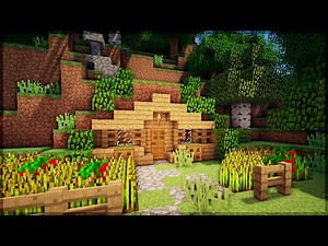 Minecraft: CONSTRUA UMA CASA NA MONTANHA EM 5 MINUTOS! (NO SURVIVAL)