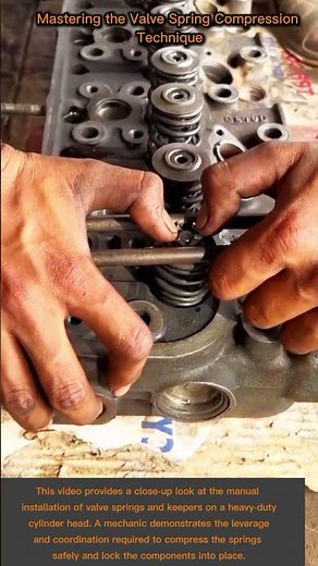 Mastering the Valve Spring Compression Technique