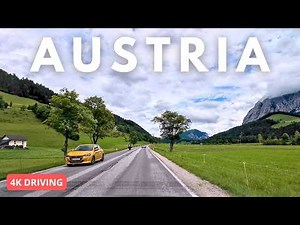 Scenic Drive Through Austria: A Journey Through Lush Valleys and Mountain Roads