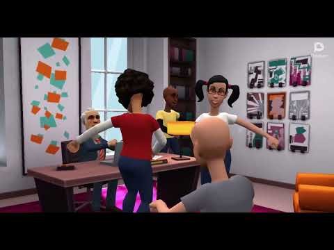 People dancing but in Plotagon￼