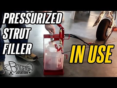Aircraft Strut Servicing - A Better Way [Pressurized Strut Filler]