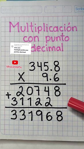 Multiplicaciones con Punto Decimal: Resolución Paso a Paso