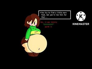 chara the fat human stomach growl