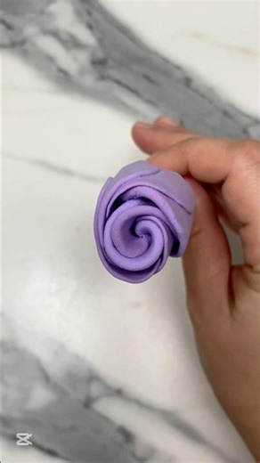 I Made a Realistic Rose from Polymer Clay 🌹 | Satisfying Art #shorts #polymerclay