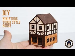 [DIY] How I make a miniature tudor style house