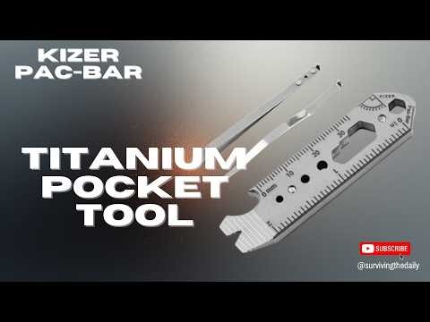 Kizer Pac Bar EDC Pry Tool Review — Swiss Army Knife Alternative?