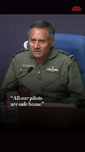 254K views · 5.7K reactions | "All I can say is that we have achieved our objectives that we selected and all our pilots are back home, says Air Marshal AK Bharti #Breaking #OperationSindoor #IndiaPakistanCeasefire #India #Pakistan #IndiaTodaySocial | India Today | Facebook