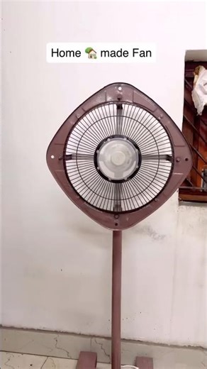 😱Making Homemade Table Fan Using Motor 220v AC #shorts