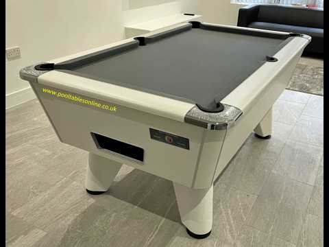 Supreme Winner White Slate Bed Pool Table