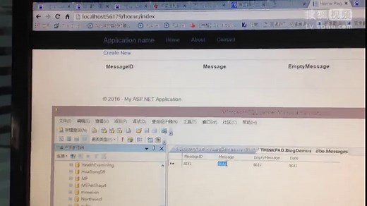 asp.net MVC SignalR 与数据库 实时同步显示