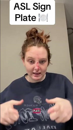 Learn How To Sign "Plate" in ASL for Beginners | American Sign Language #shorts