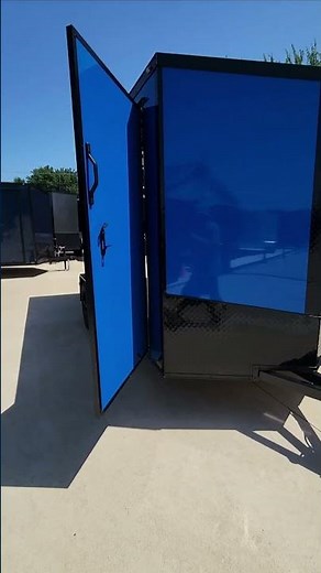 2026 New 6x12 SA Screwless Enclosed Trailer | Blackout | Spoiler Package | .08 Polycor |739 | $4,995