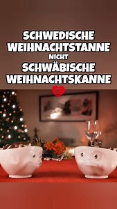 Schwedische Weihnachtstanne, nicht schwäbische Weihnachtskanne 😂 | Schwoba
