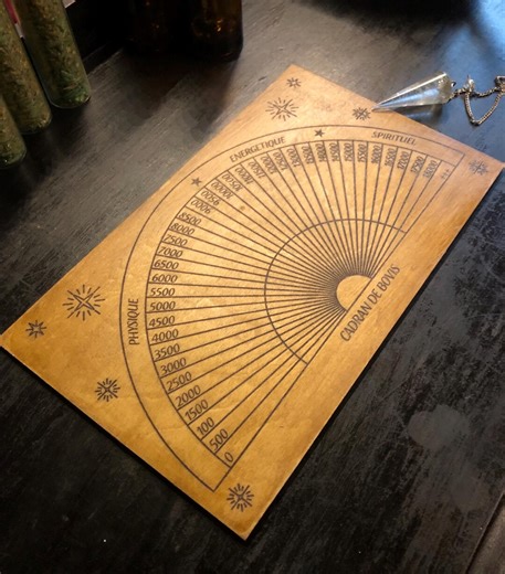 Dowsing Chart - Bovis Dial / Bovis Scale - French/english/spanish/italian - Etsy Australia