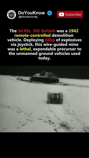 WWII’s Remote Controlled Anti Tank Drone #shorts