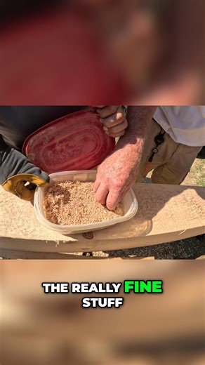 Got a crack? This woodworker shares a pro tip for fixing mistakes. All you need is some fine sawdust and good wood glue. Make a paste and stuff it in the cracks. Problem solved! #WoodworkingTips #DIY #Woodworking #HomeImprovement #ProTips Two Guys Timber Framing | Bissell Maple Farm
