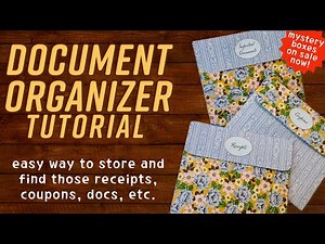 BUDGET ORGANIZER IDEA! quick and easy tutorial! MYSTERY BOXES ON SALE NOW!