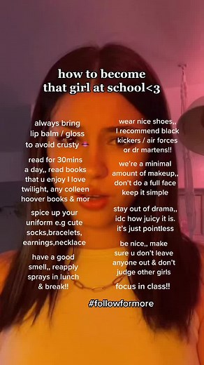 How to Become That Girl at School: Tips and Tricks for Girls