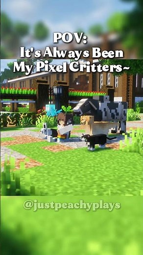 POV: IT'S ALWAYS BEEN MY PIXEL CRITTERS | Minecraft