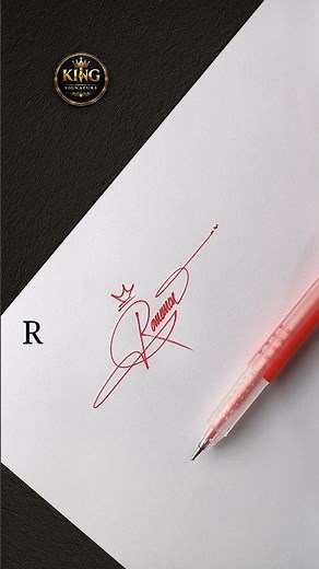 Stylish R Name Signature Design ✍️ | Luxury Calligraphy Signature Tutorial