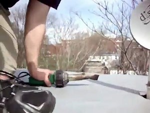 PVC Flat Roof Installation Hot Air Welding