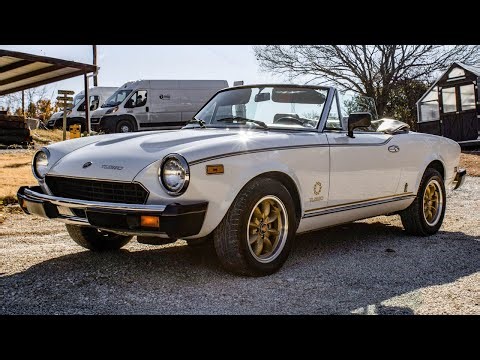 1981 Fiat 124 Spider 2000 Walk-around Video