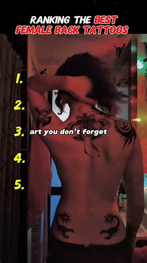 Ranking The Best Female Back Tattoos
