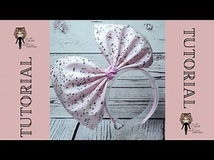Big Over the top Headband Bow, Big Headband Bow Tutorial, Cat's Hair Bow Tutorials, Big DIY Headband