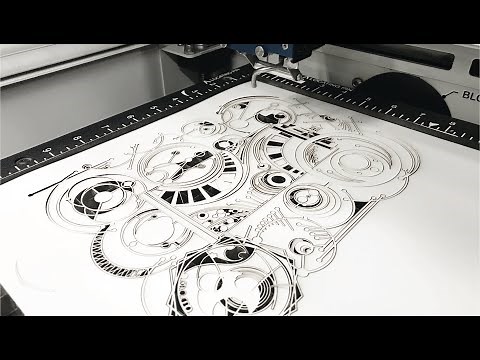 Laser Cutting Paper Art Dr Who Inspired Tardis Design