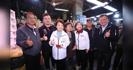 因應春節採買人潮 盧秀燕視察各批發市場