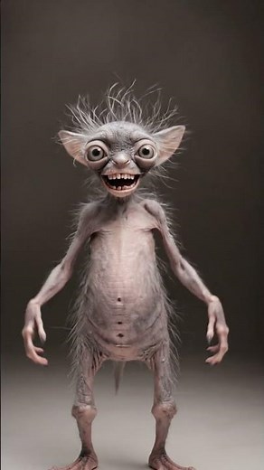 Cute Alien Baby Creature #shorts #foryou #life #lifemillionsyearsago #fypシ #alien #anthropology #fy