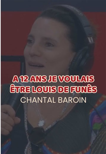 Chantal Baroin - A 12 ans je voulais être Louis de Funès #interview #comedie