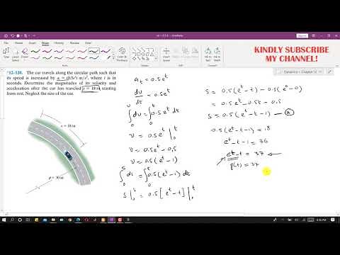 12-120 | Curvilinear Motion | Engineering Dynamics Hibbeler 14th Edition | Engineers Academy