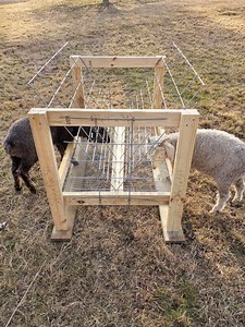 Plans and Instructions for Building a High Efficiency Sheep and Goat Hay Feeder - Etsy