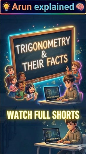 Trigonometry : Facts you never knew 😨😱#shorts |Arun explained |