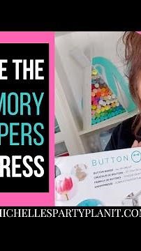 How to Use the We R Memory Keepers Button Press