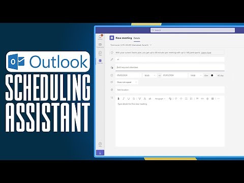 How To Use Outlook Scheduling Assistant (2025) Simple Tutorial
