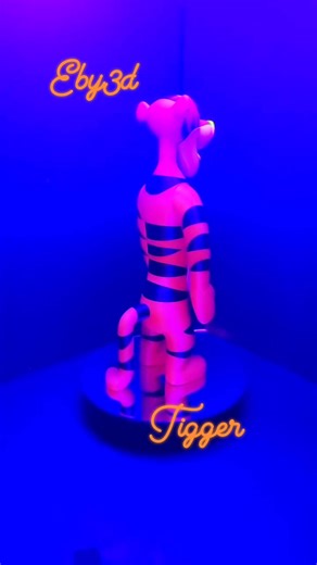 Bouncing straight out of the Hundred Acre Wood and onto the print bed — it’s Tigger! This 3D print is full of energy, stripes, and pure Tiggerific fun! Because as everyone knows, the wonderful thing about Tiggers… is that this one’s one of a kind! 🐯✨ #3DPrinting #WinnieThePooh #TiggerTime #BouncyFun | Bret Eby