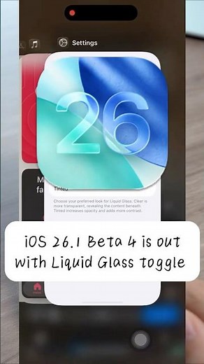 ✅iOS 26.1 | Finally We can Change Liquid Glass !!😲New Tinted Liquid Glass Update! #ios26