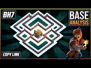 THE BEST ULTIMATE BH7 TROPHY [defense]Base 2022 Builder Hall 7 Trophy Base Design with Copy Link-COC