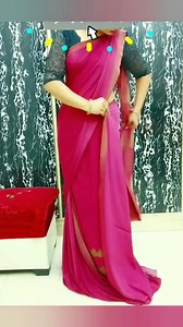 How to cover belly fat in saree 🍇😍👌 #sareedraping #saree #reels #beautynstyle #fbreels | Beauty n Style