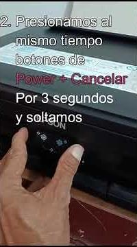 Test de impresión y limpieza de cabezales Impresora Epson L210 #shorts