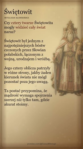 Świętowit: Czy cztery twarze mogły widzieć cały świat?