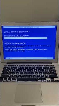 MacBook Air Windows 7 memory test #mac #windows #pctest