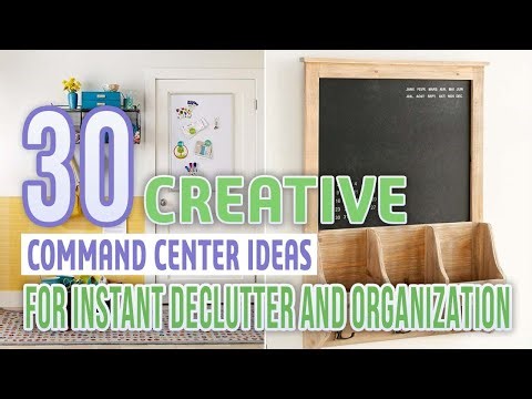 30 Creative Command Center Ideas For Instant Declutter and Organization